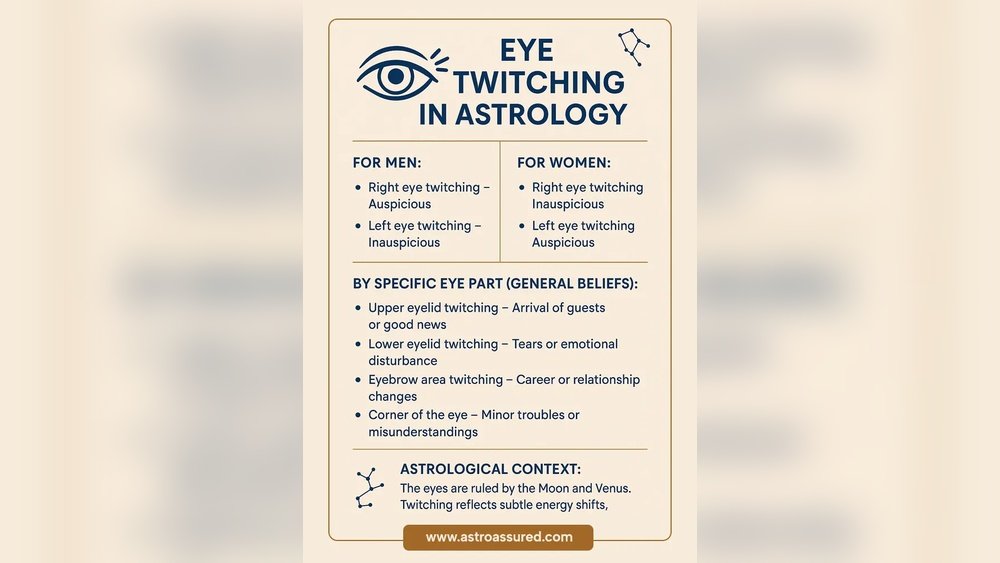 Right Eye Twitching Spiritual Meaning