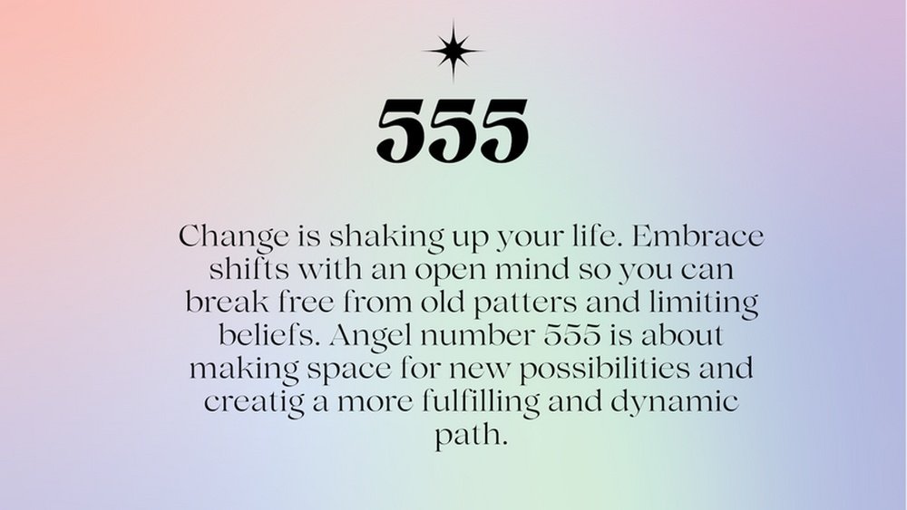 Spiritual Meaning of 555