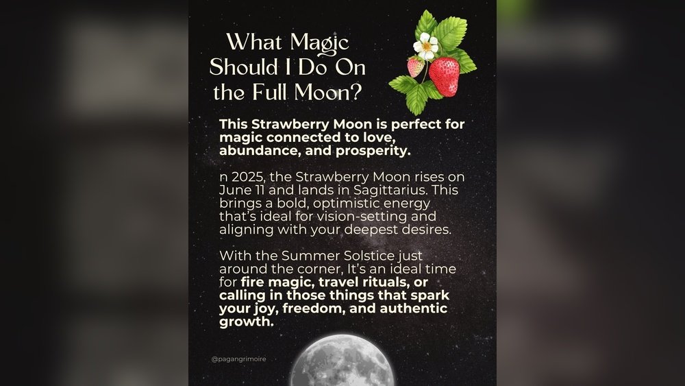Strawberry Moon 2025 Spiritual Meaning