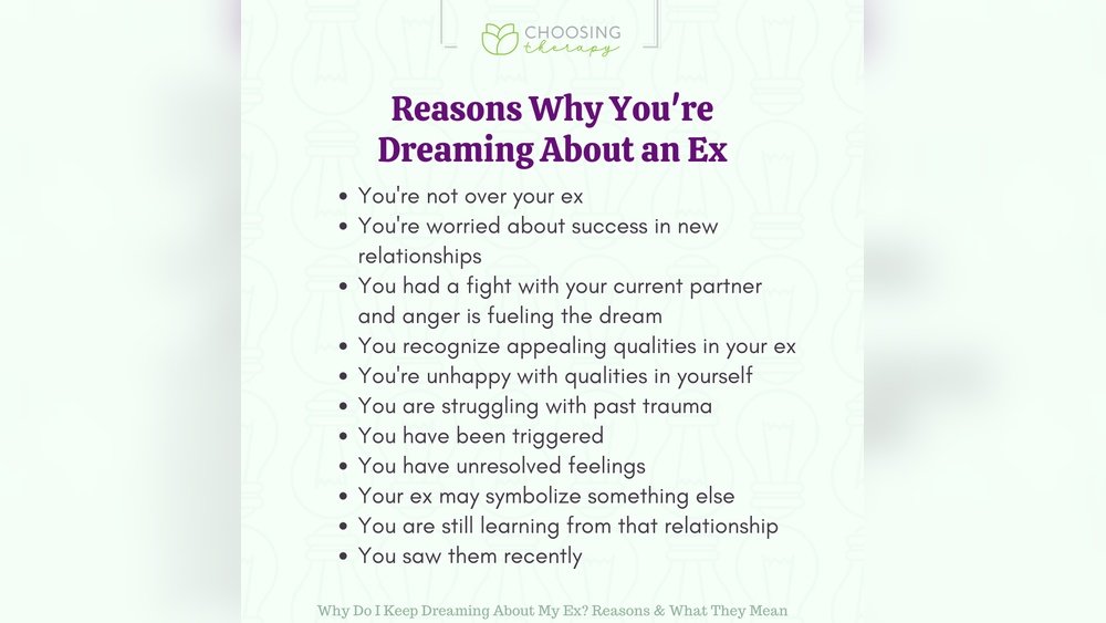 Why Do I Keep Dreaming About My Ex Spiritual Meaning