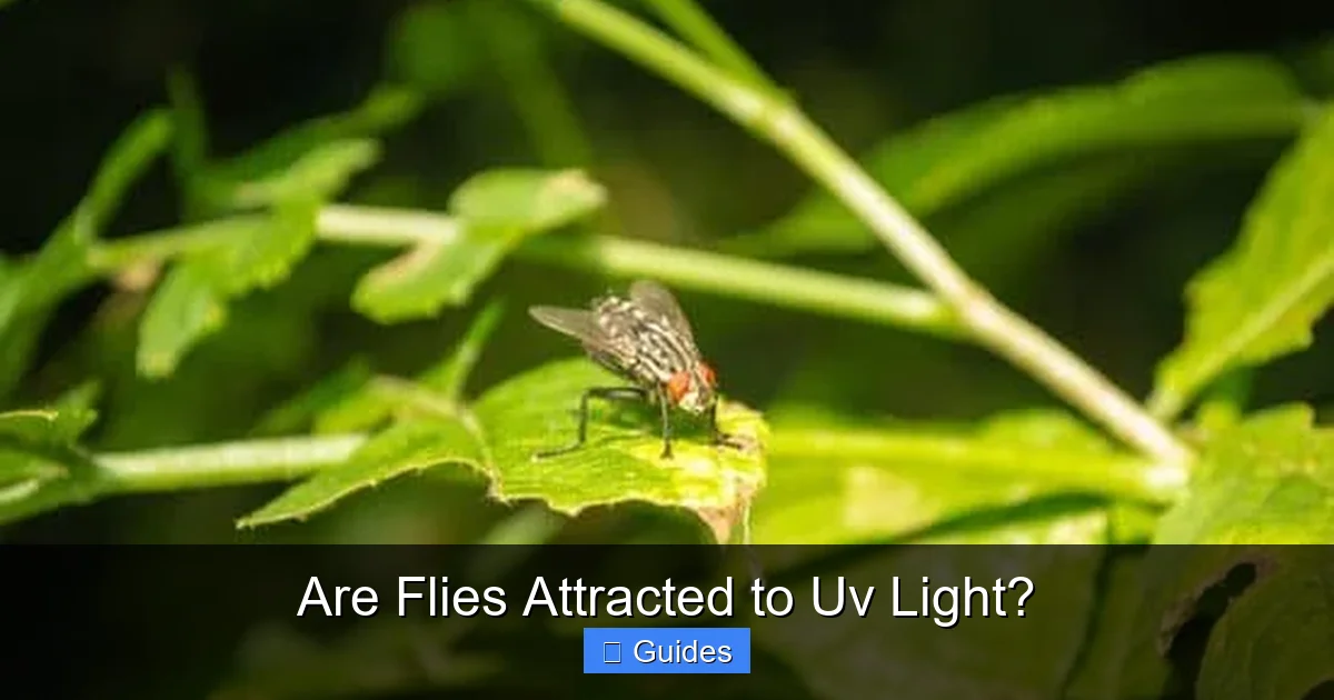 Are Flies Attracted to Uv Light?