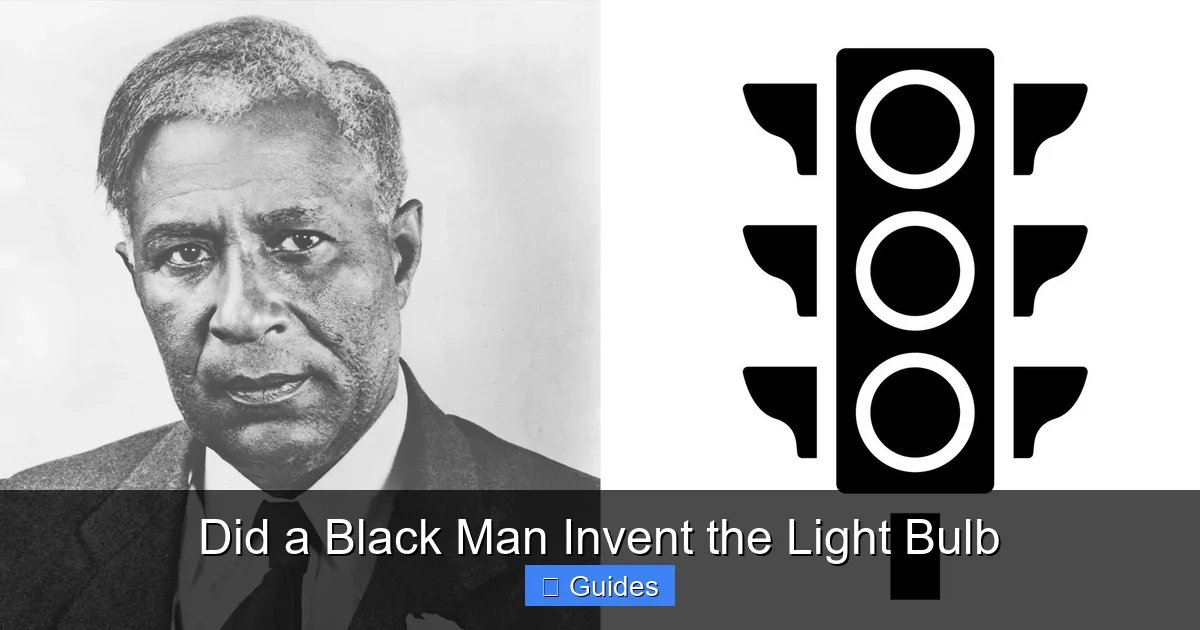 Did a Black Man Invent the Light Bulb