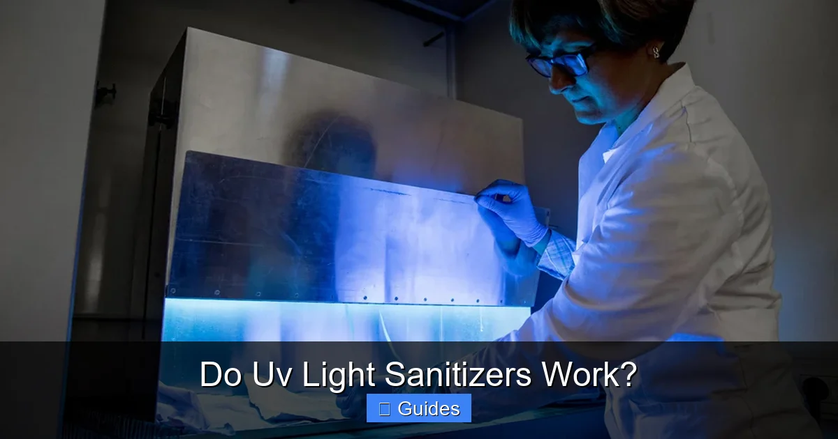 Do Uv Light Sanitizers Work?