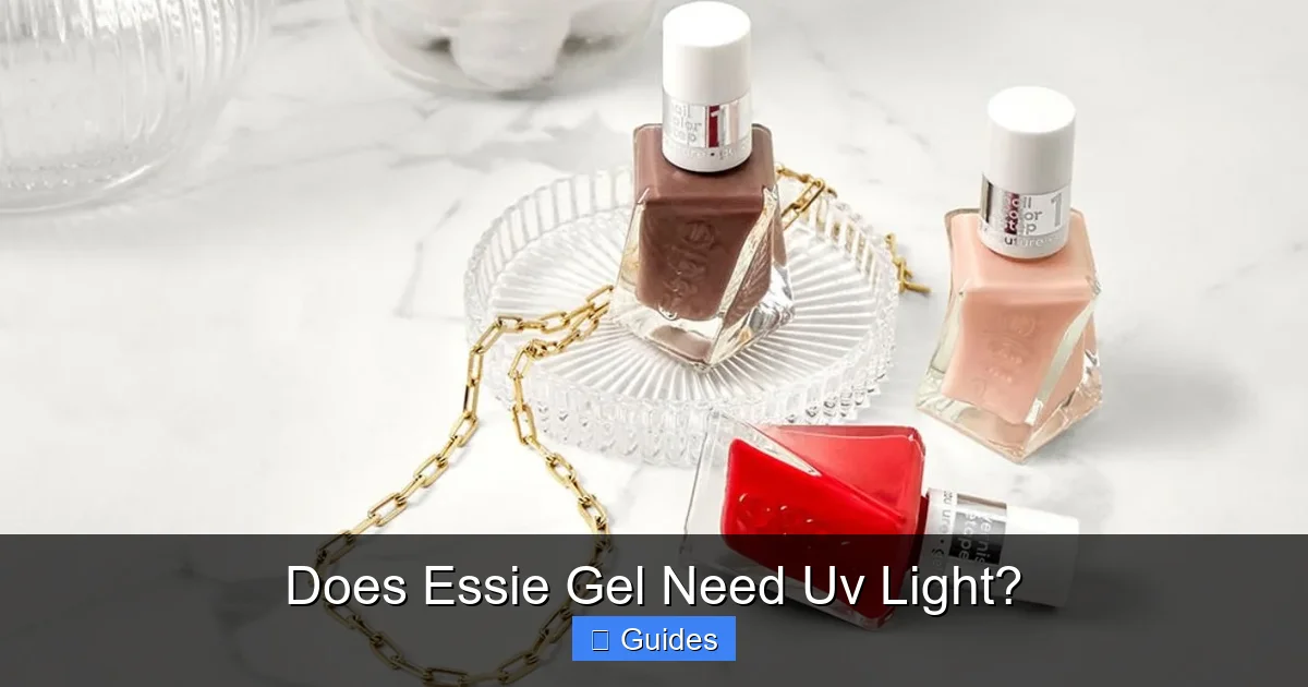 Does Essie Gel Need Uv Light?