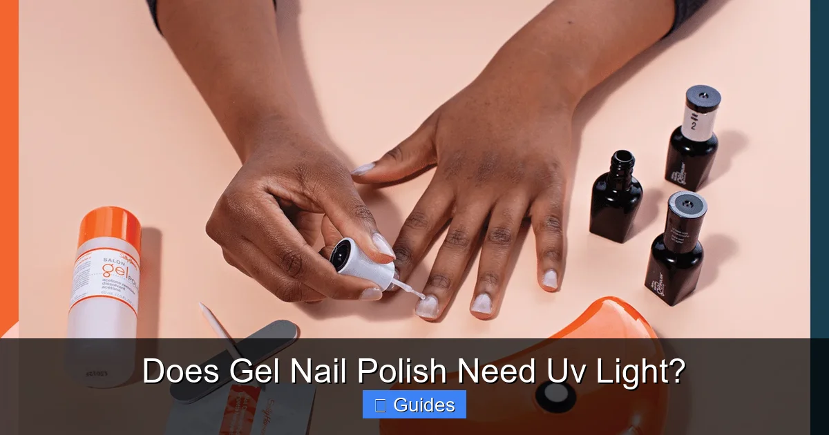 Does Gel Nail Polish Need Uv Light?