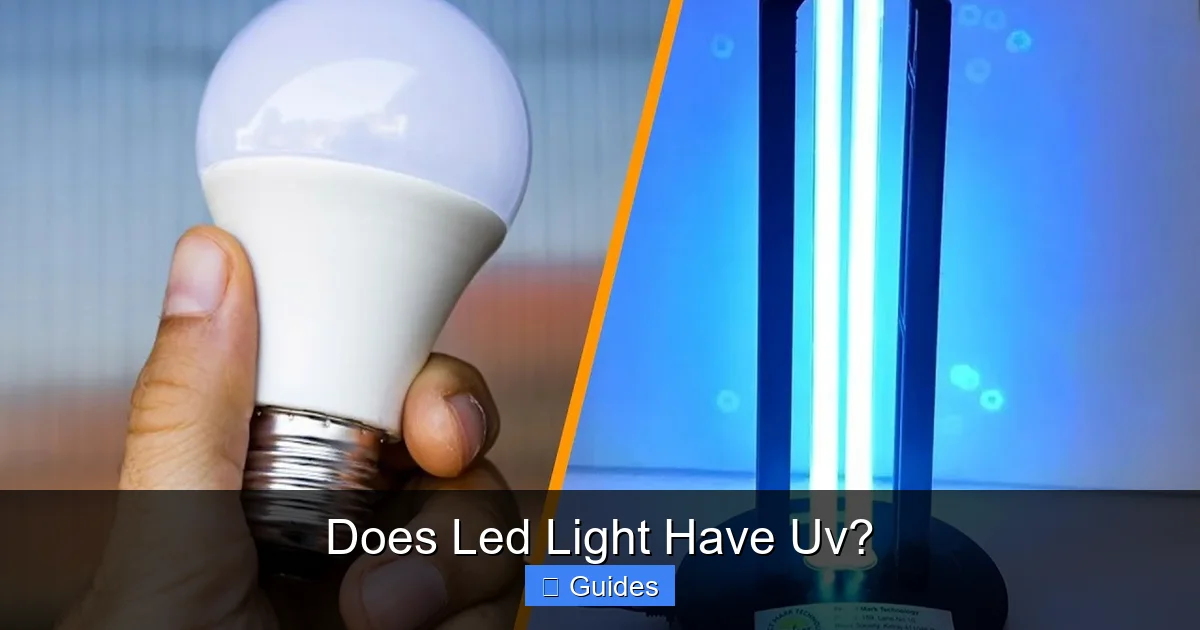Does Led Light Have Uv?