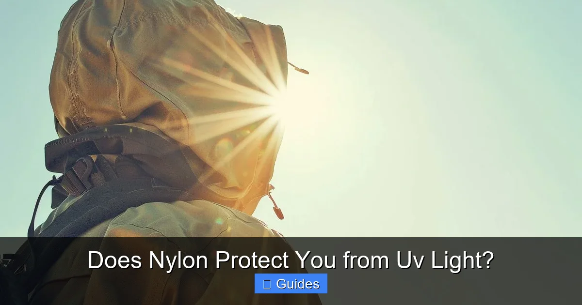 Does Nylon Protect You from Uv Light?