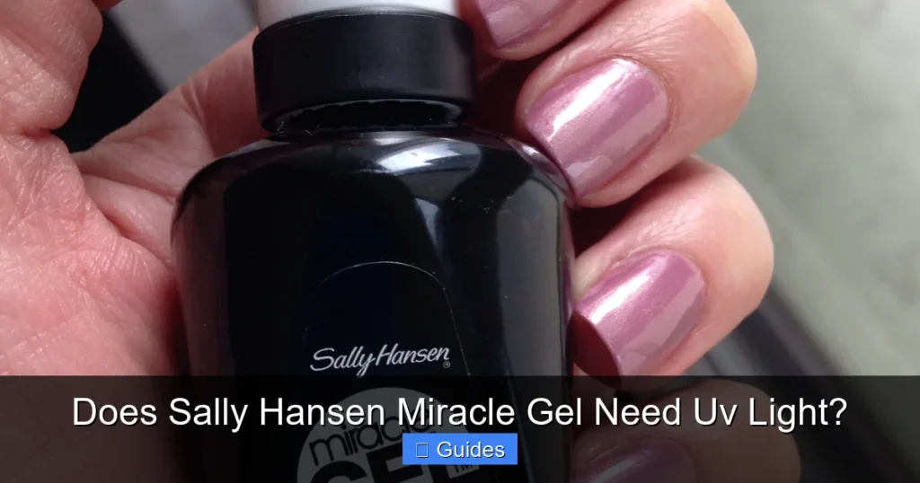 Does Sally Hansen Miracle Gel Need Uv Light?