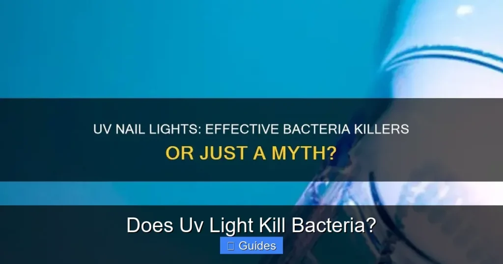 Does Uv Light Kill Bacteria?