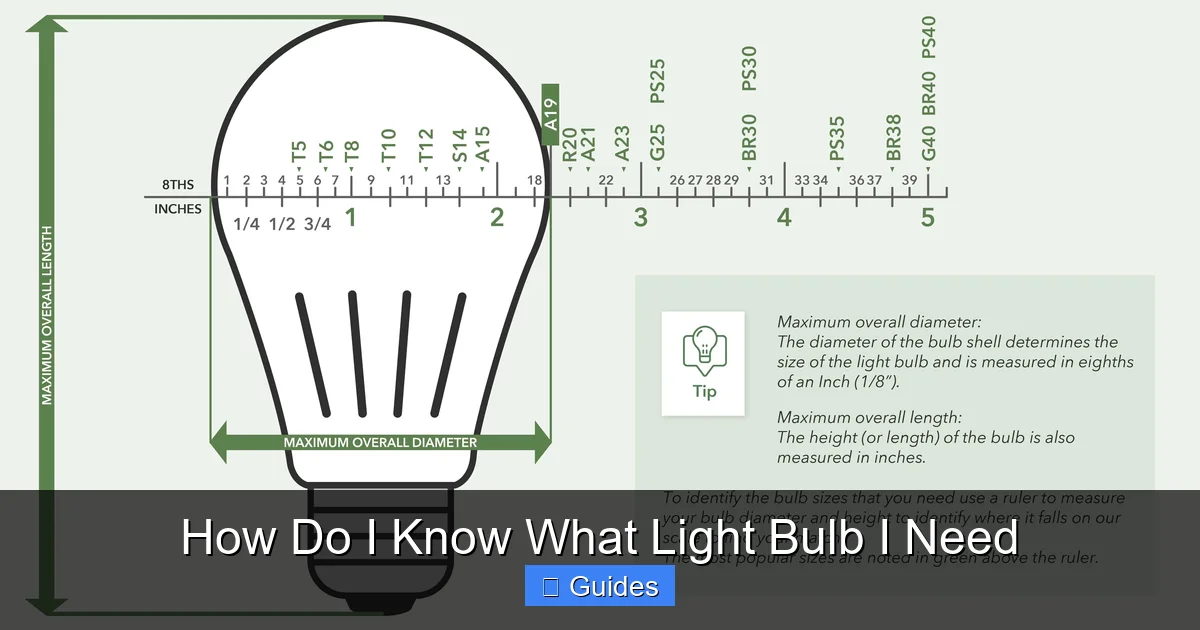 How Do I Know What Light Bulb I Need