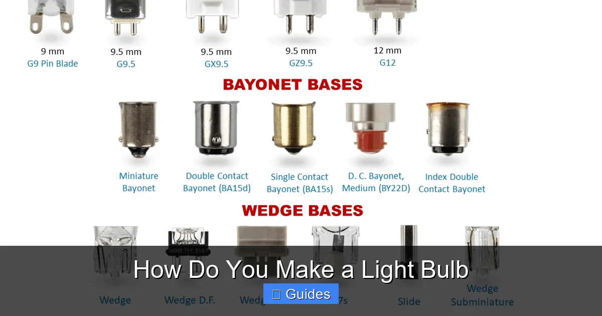 How Do You Make a Light Bulb