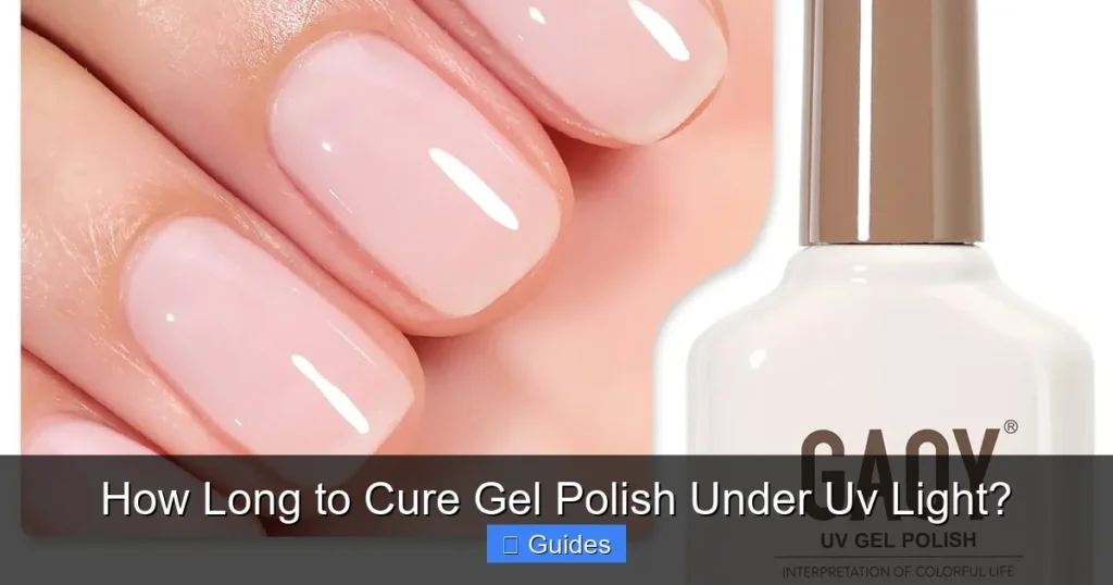 How Long to Cure Gel Polish Under Uv Light?