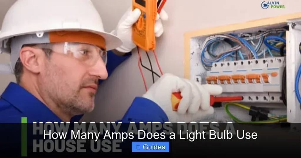 How Many Amps Does a Light Bulb Use