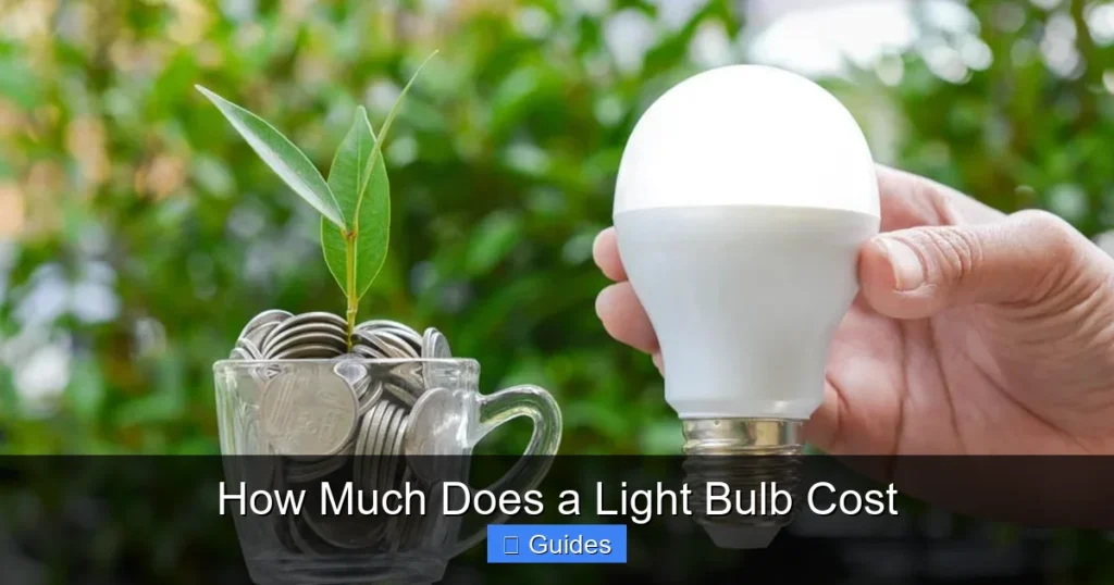 How Much Does a Light Bulb Cost