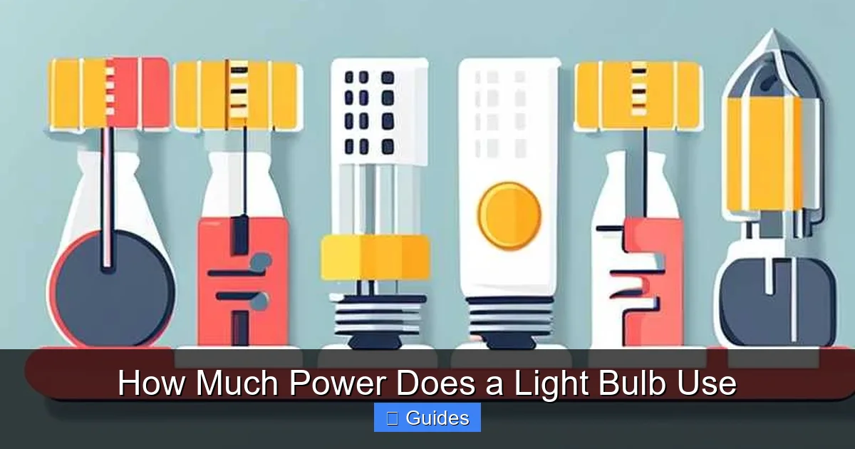 How Much Power Does a Light Bulb Use