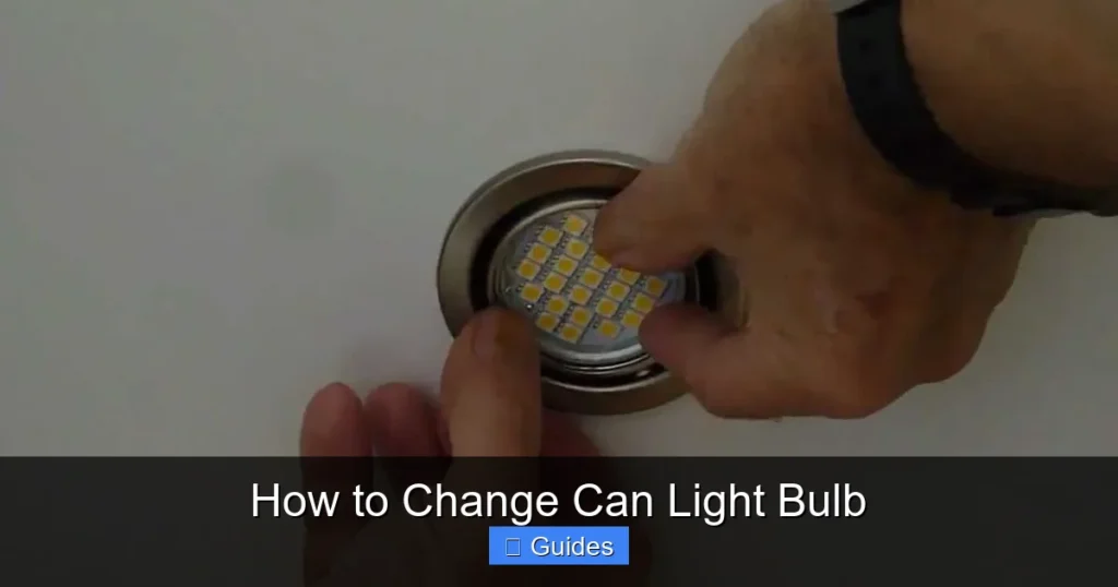 How to Change Can Light Bulb