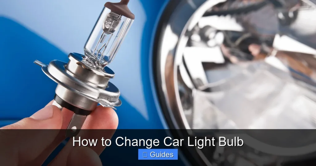 How to Change Car Light Bulb