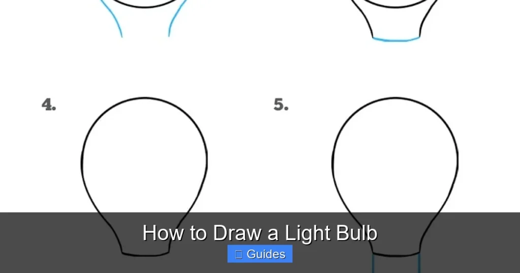How to Draw a Light Bulb