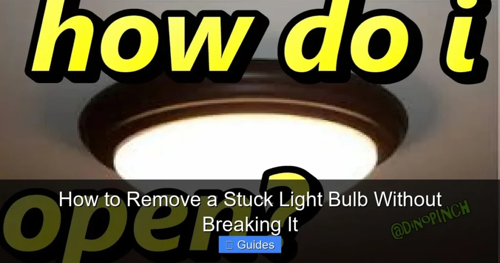 How to Remove a Stuck Light Bulb Without Breaking It
