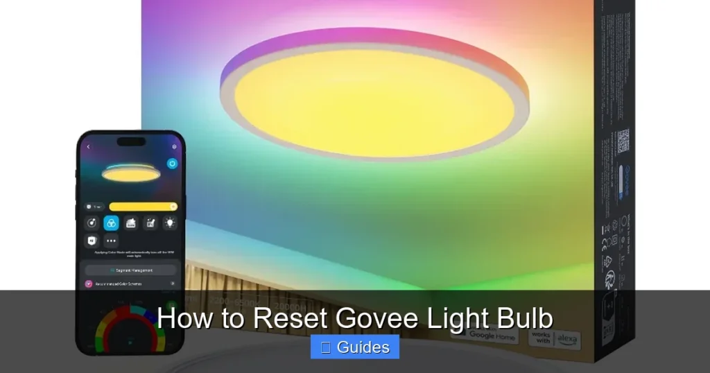 How to Reset Govee Light Bulb