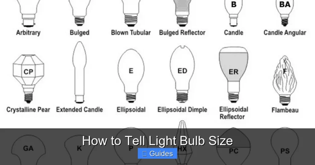 How to Tell Light Bulb Size