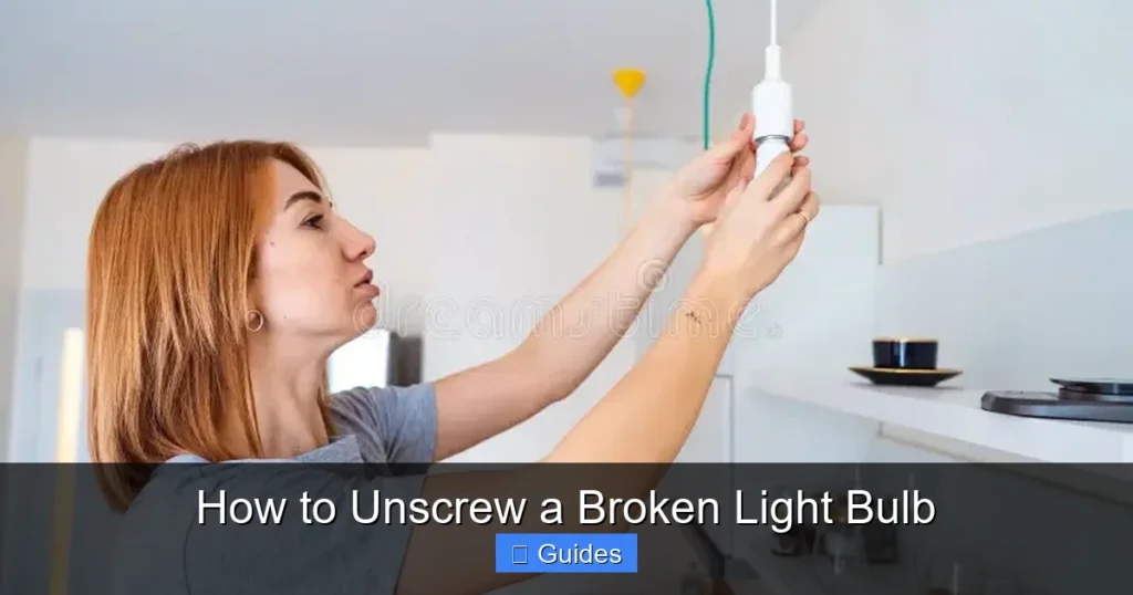 How to Unscrew a Broken Light Bulb