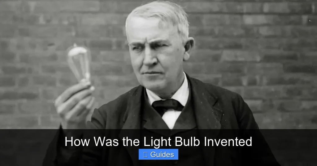 How Was the Light Bulb Invented
