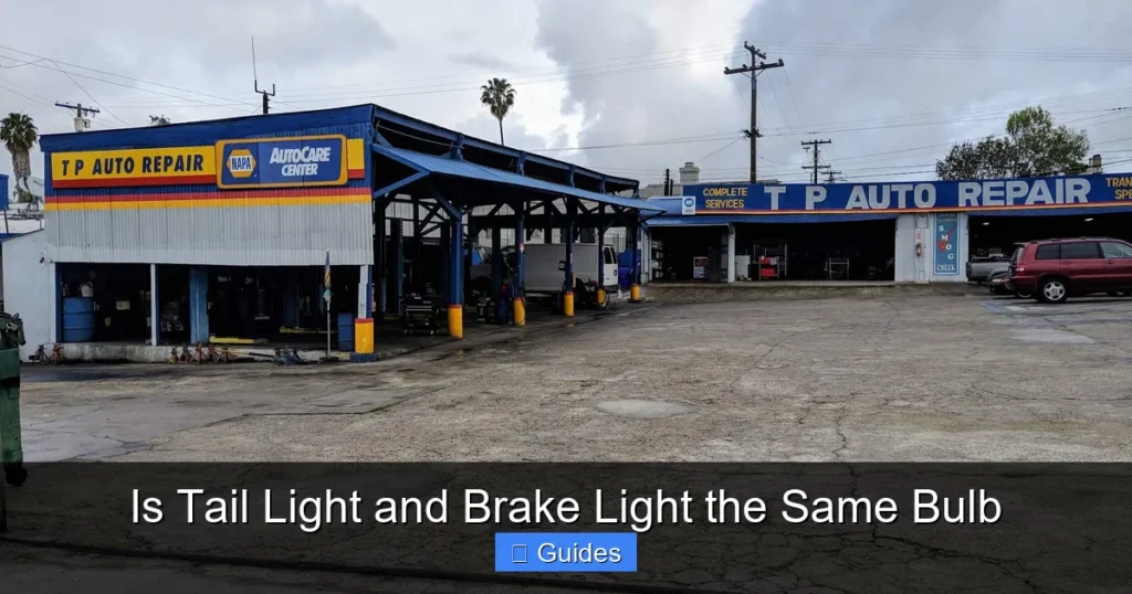 Is Tail Light and Brake Light the Same Bulb