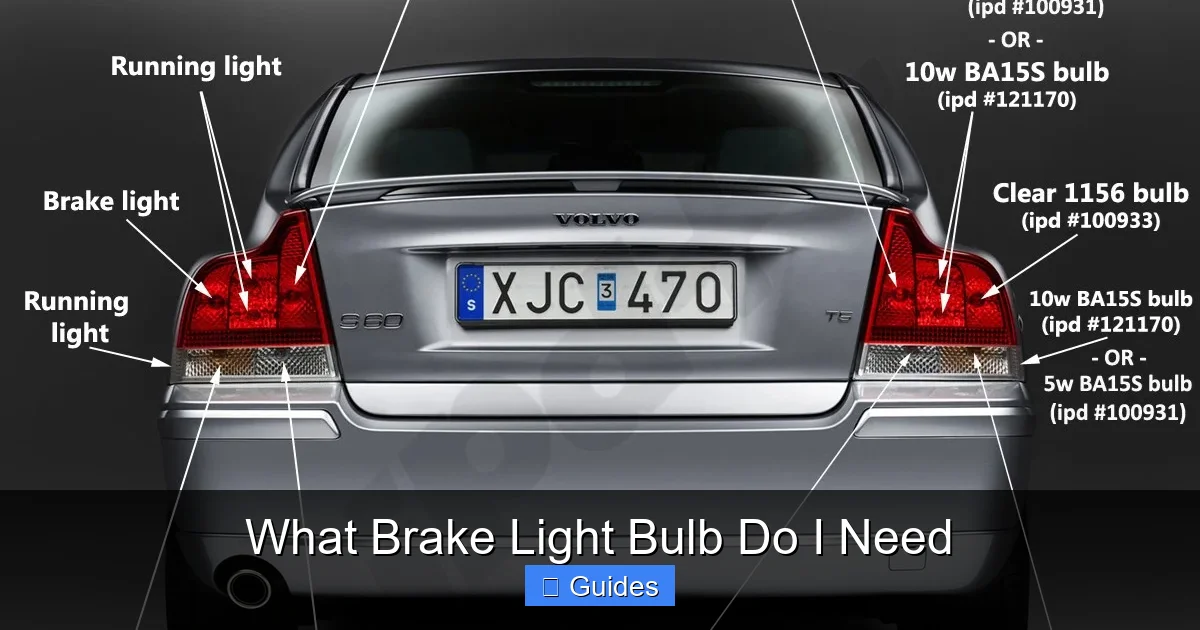 What Brake Light Bulb Do I Need