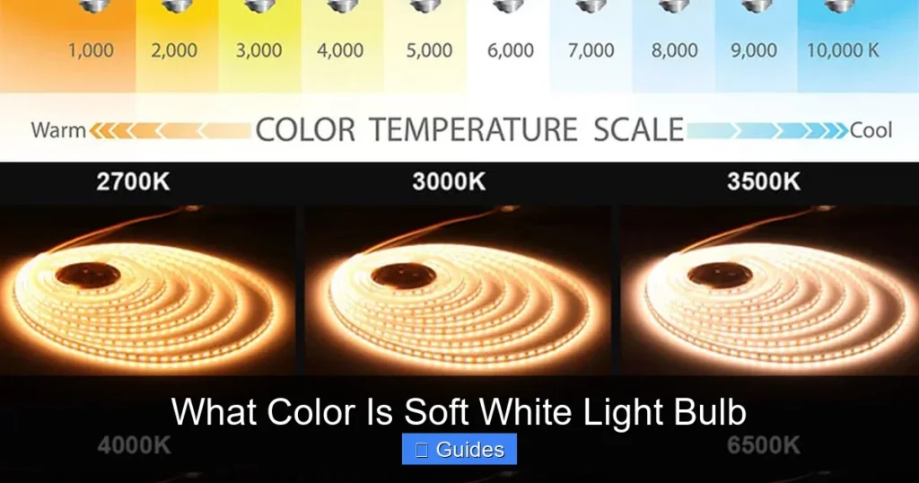 What Color Is Soft White Light Bulb