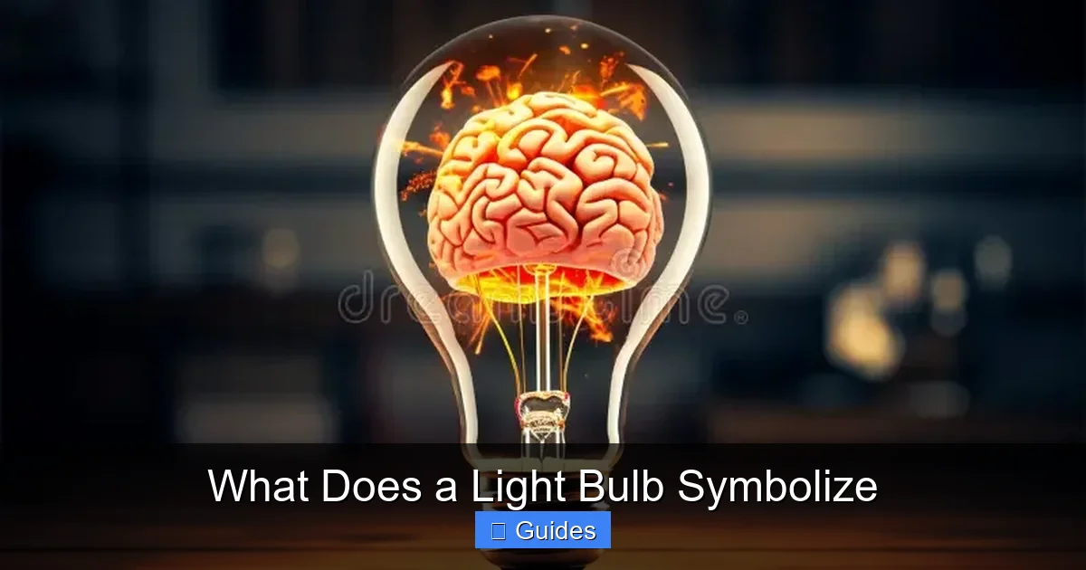 What Does a Light Bulb Symbolize