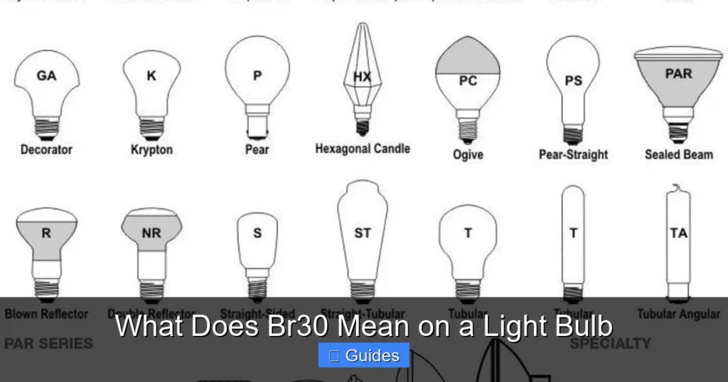 What Does Br30 Mean on a Light Bulb