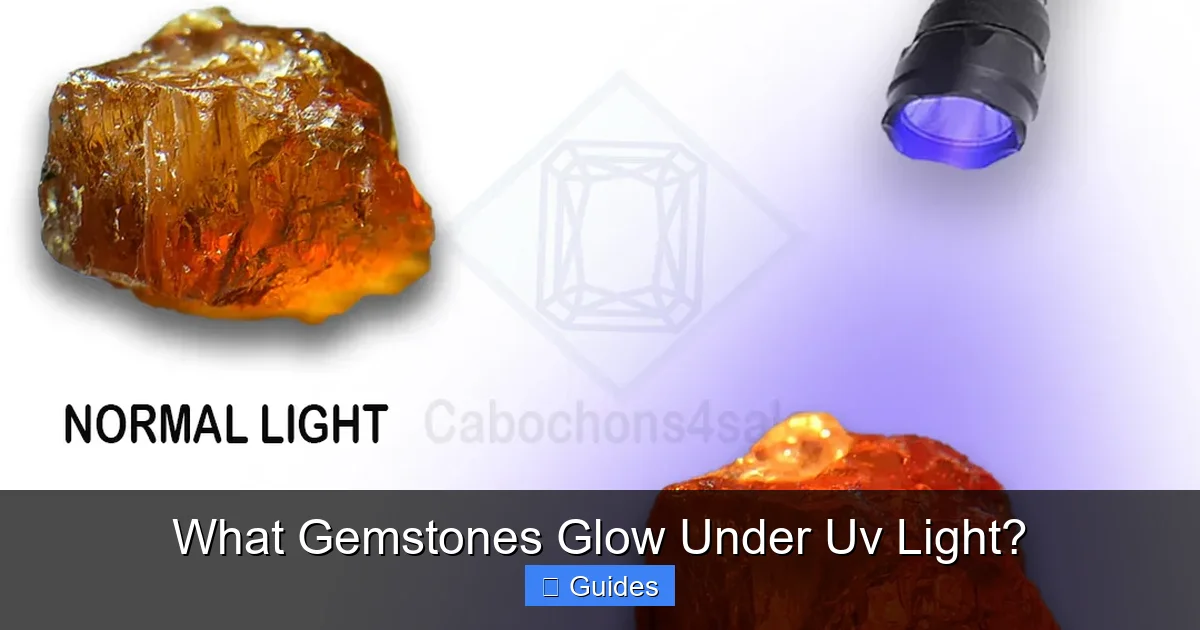 What Gemstones Glow Under Uv Light?