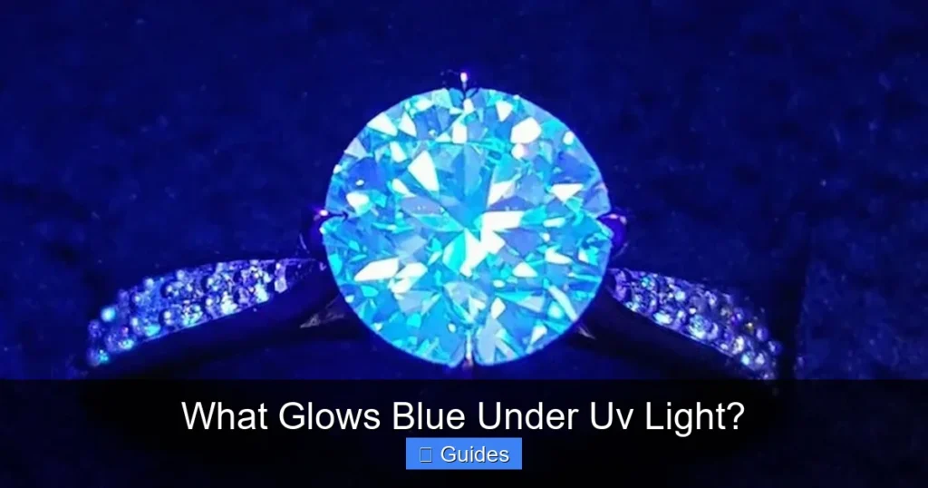 What Glows Blue Under Uv Light?