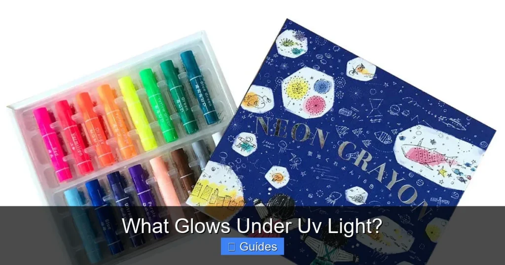 What Glows Under Uv Light?