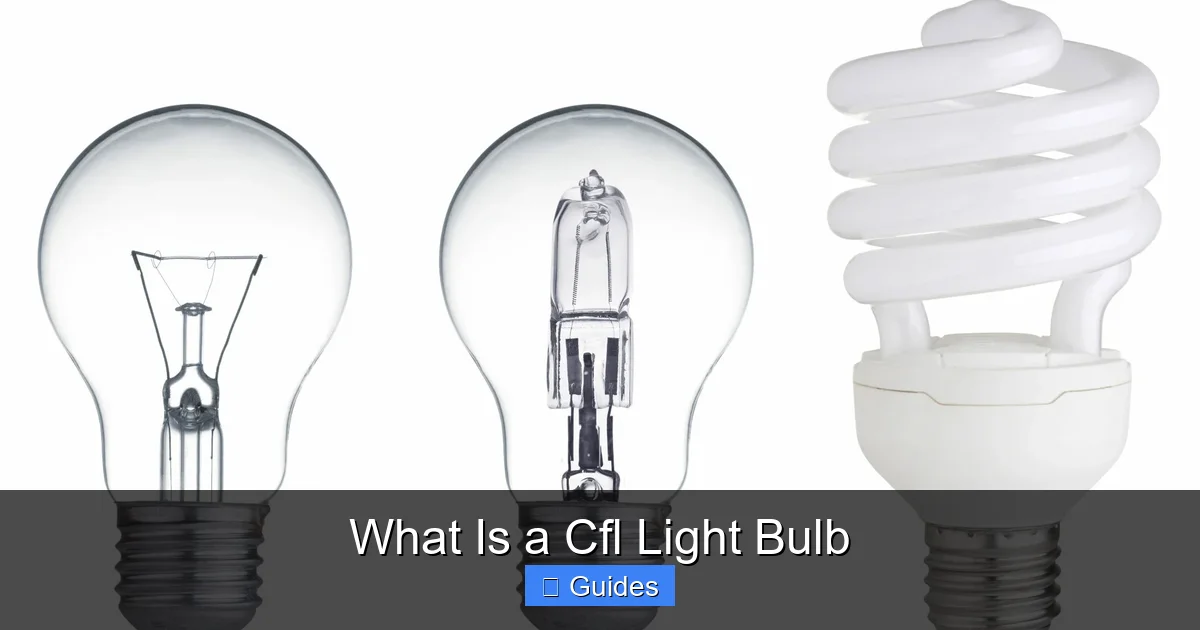 What Is a Cfl Light Bulb