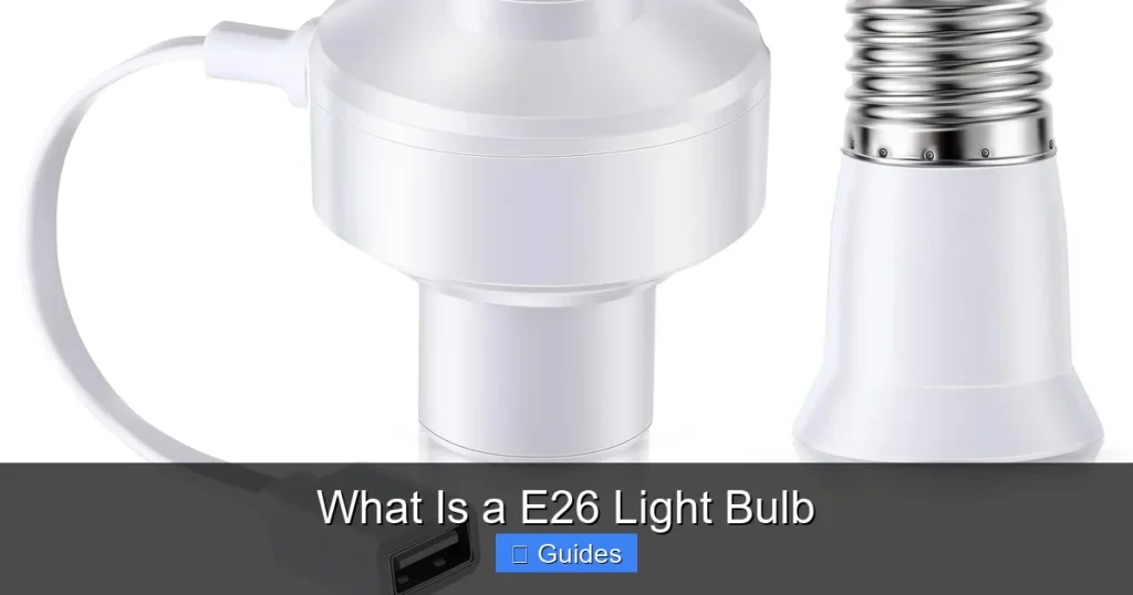 What Is a E26 Light Bulb