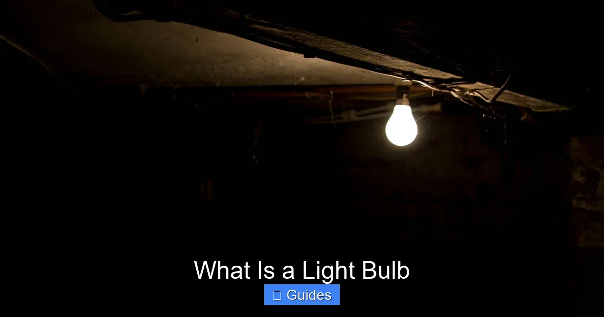 What Is a Light Bulb