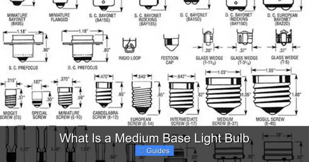 What Is a Medium Base Light Bulb