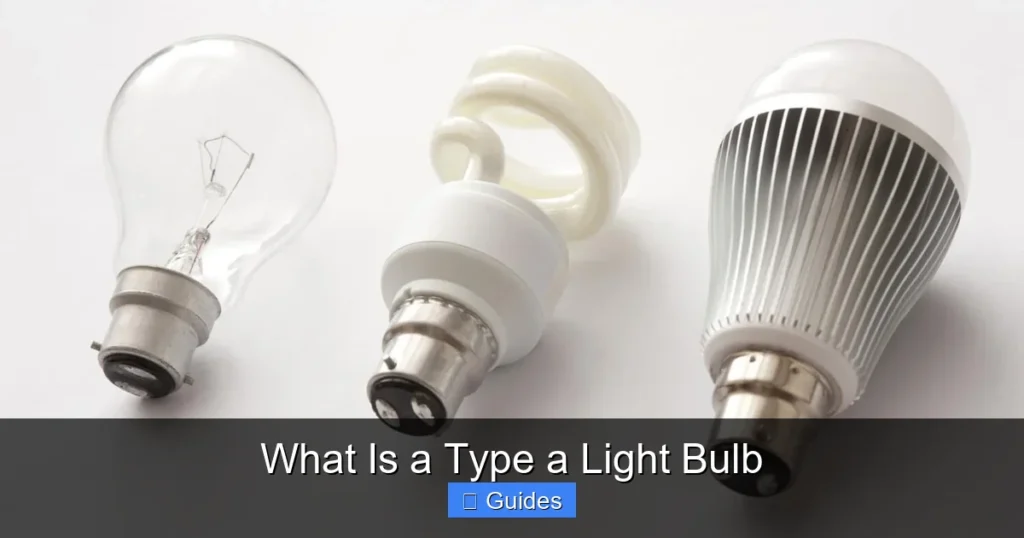 What Is a Type a Light Bulb