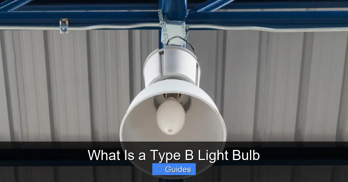 What Is a Type B Light Bulb