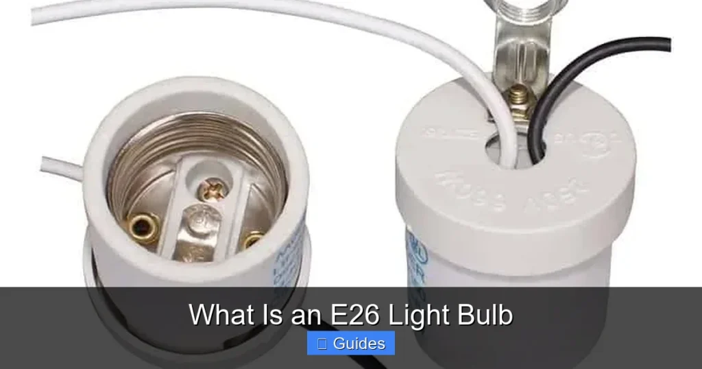 What Is an E26 Light Bulb