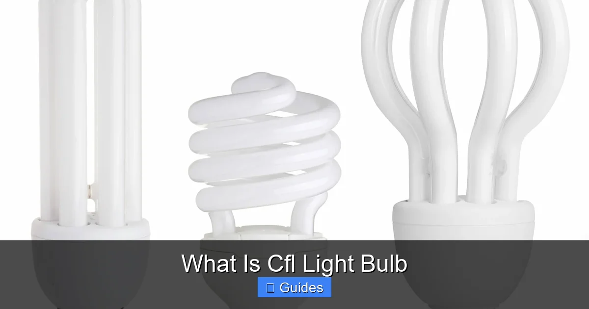 What Is Cfl Light Bulb