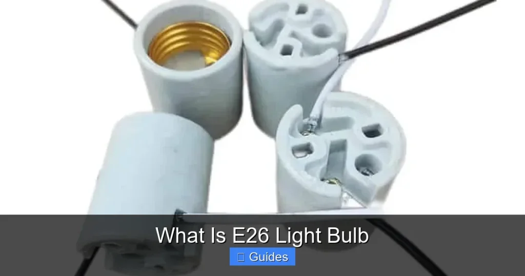 What Is E26 Light Bulb