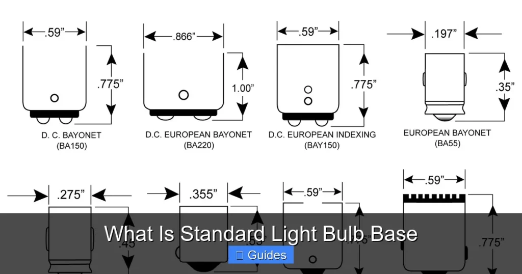 What Is Standard Light Bulb Base