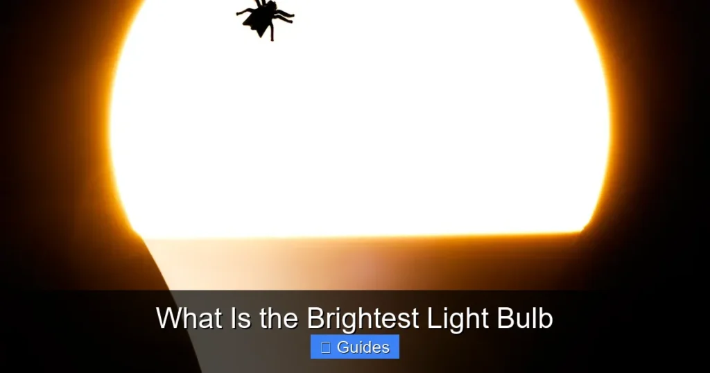 What Is the Brightest Light Bulb