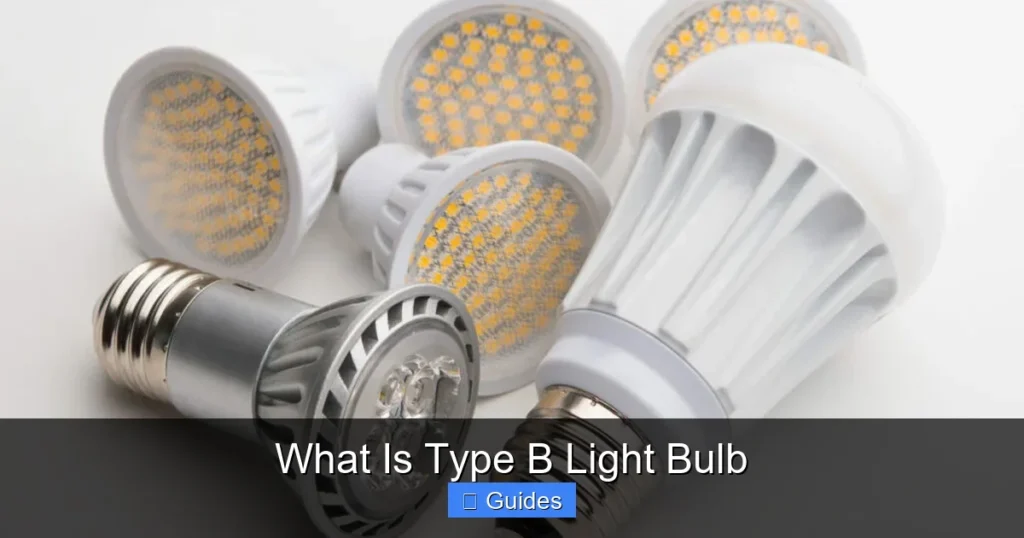 What Is Type B Light Bulb