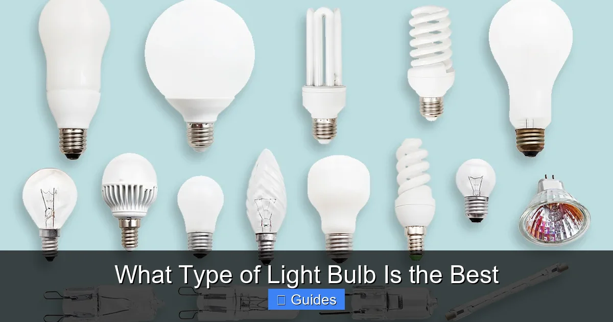 What Type of Light Bulb Is the Best