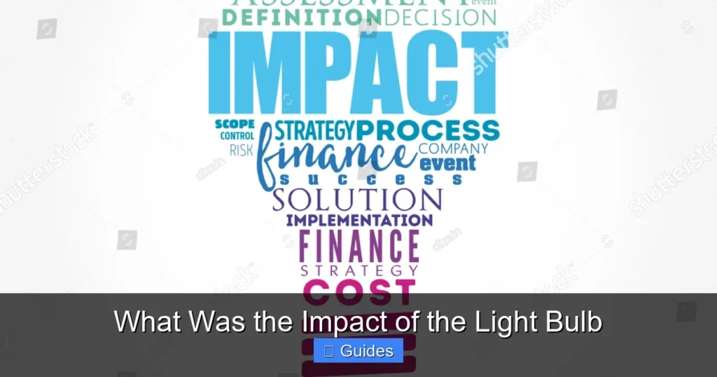 What Was the Impact of the Light Bulb