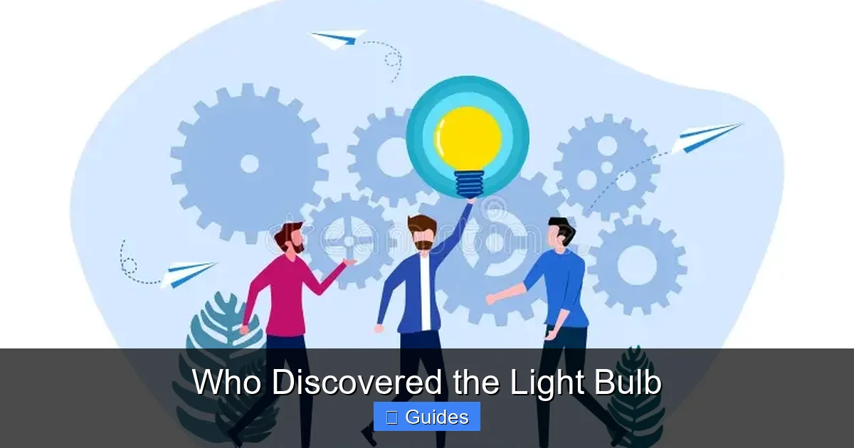 Who Discovered the Light Bulb